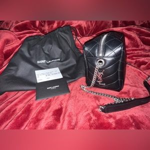 Yves Saint Laurent black crossbody bag